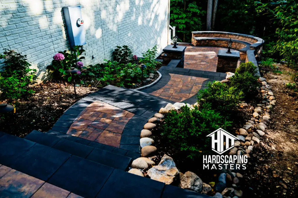 Custom Concrete Walkways - Hardscaping Masters Inc