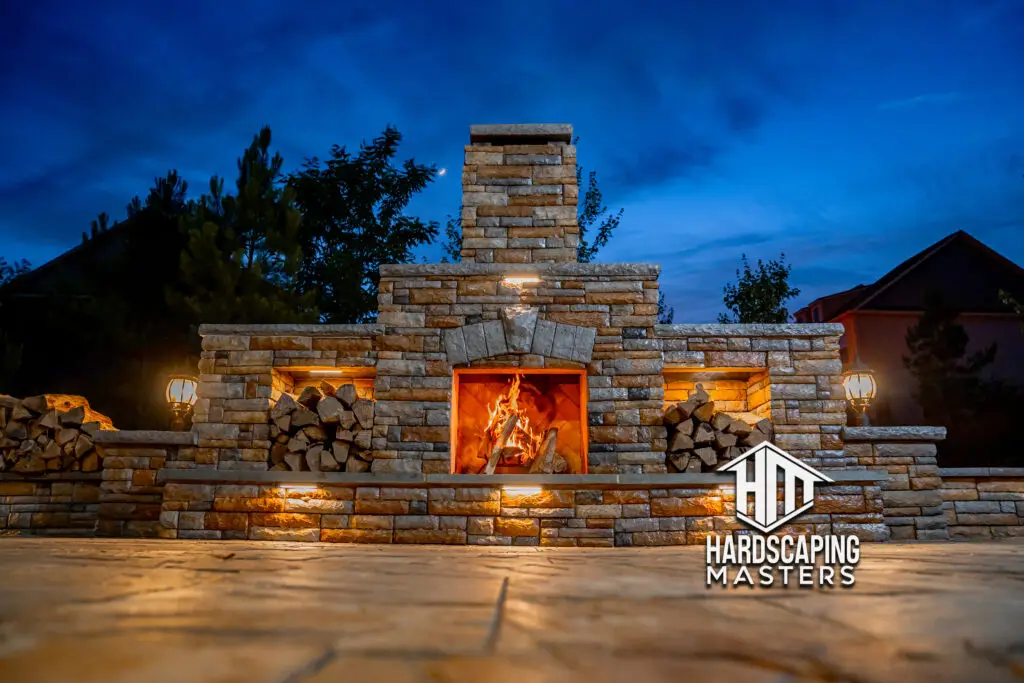 Custom Outdoor Chimneys - Hardscaping Masters Inc